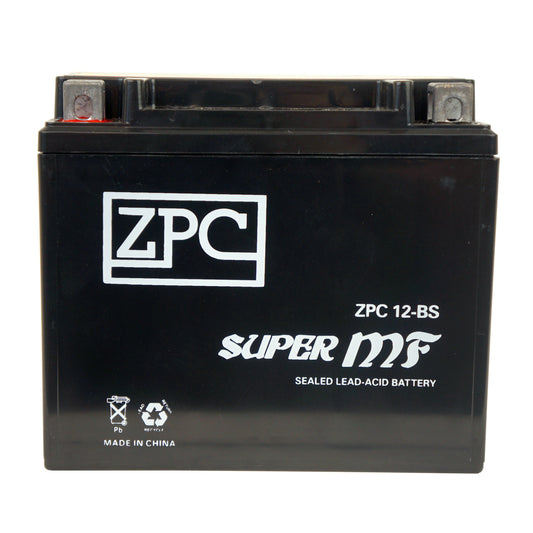 YTX12-BS High Performance AGM Power Sports Battery- View 1