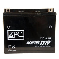 ZPC YTX20L-BS High Performance AGM Power Sports Battery