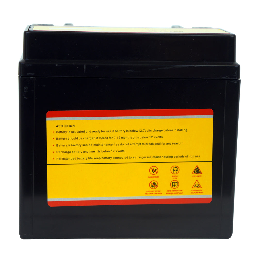 ZPC YTX14-BS High Performance AGM Power Sports Battery
