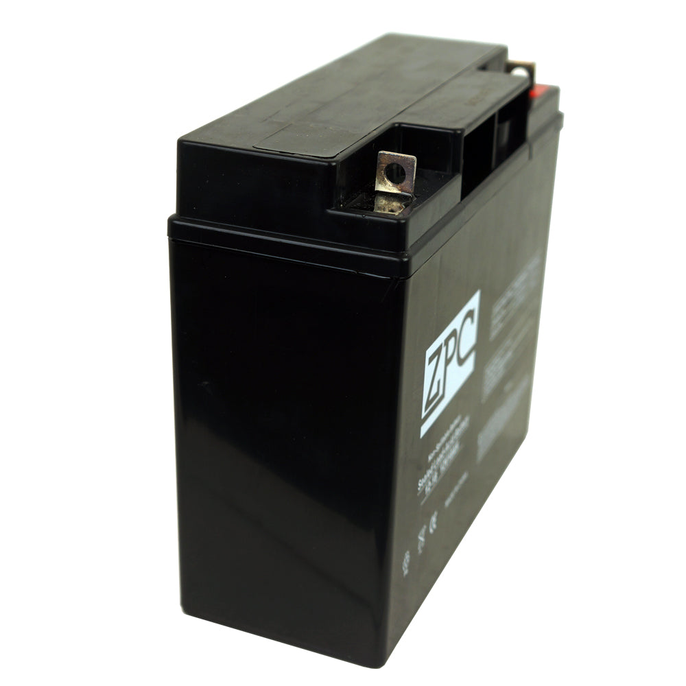 ZPC 12V 18AH Sealed Lead Acid (SLA) Battery - T3 Terminals