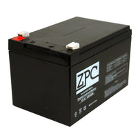 ZPC 12V 12AH Sealed Lead Acid (SLA) Battery - T2 Terminals