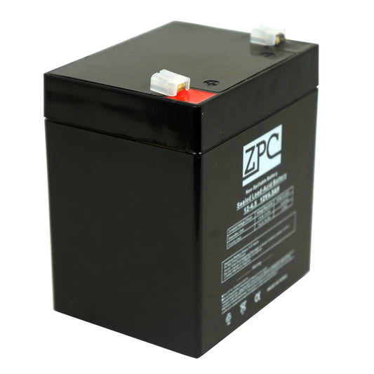 ZPC 12V 4.5AH Sealed Lead Acid (SLA) Battery - T1 Terminals