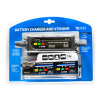 6V/12V 1 AMP SMART BATTERY CHARGER BY XTEND for AGM, SLA, and Gel Batteries