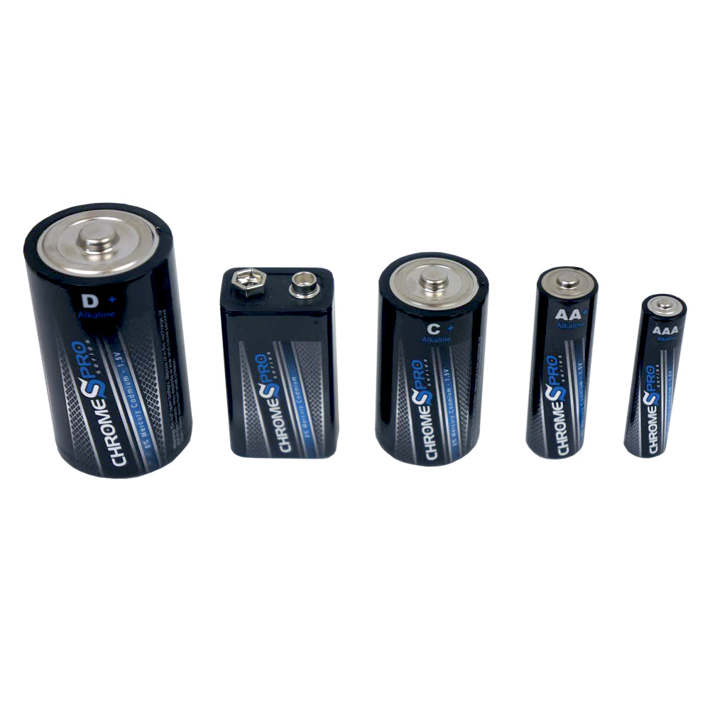 Family Combo Pack Alkaline Batteries - Chrome Pro Series - View 2 - Zipp Battery