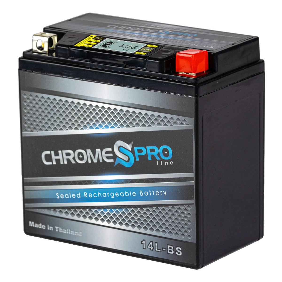 YTX14L-BS Chrome Pro Series iGel Battery