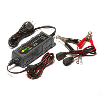 YTX7L-BS iGel Powersport Battery with 1 amp Smart Battery Charger- Bundle of 2 items