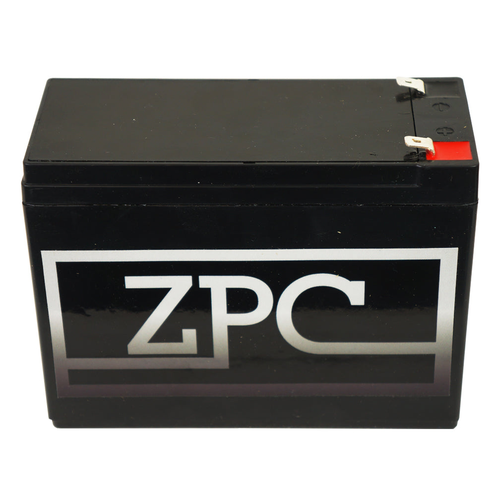 ZPC 12V 10AH Sealed Lead Acid (SLA) Battery - T2 Terminals- View 1